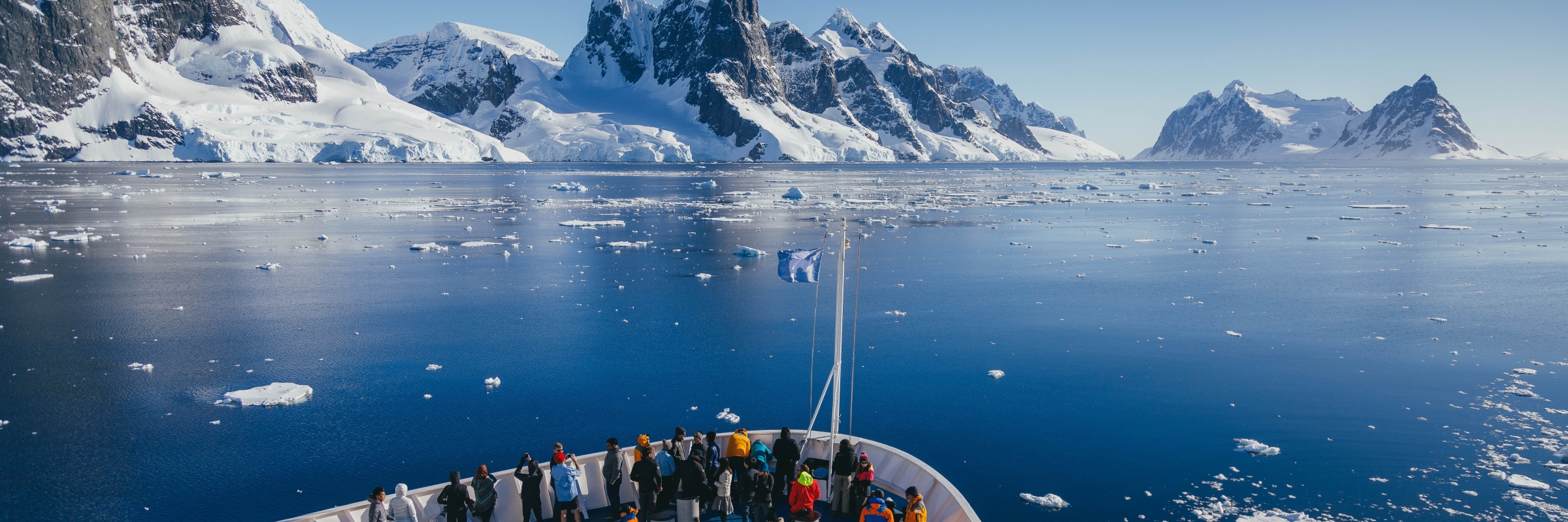 Explore the Antarctic aboard Quark Expeditions' fleet of expedition vessels, photo by David Merron. 