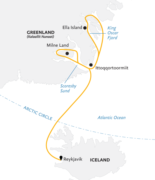 北极光下：冰岛和东格陵兰岛之旅