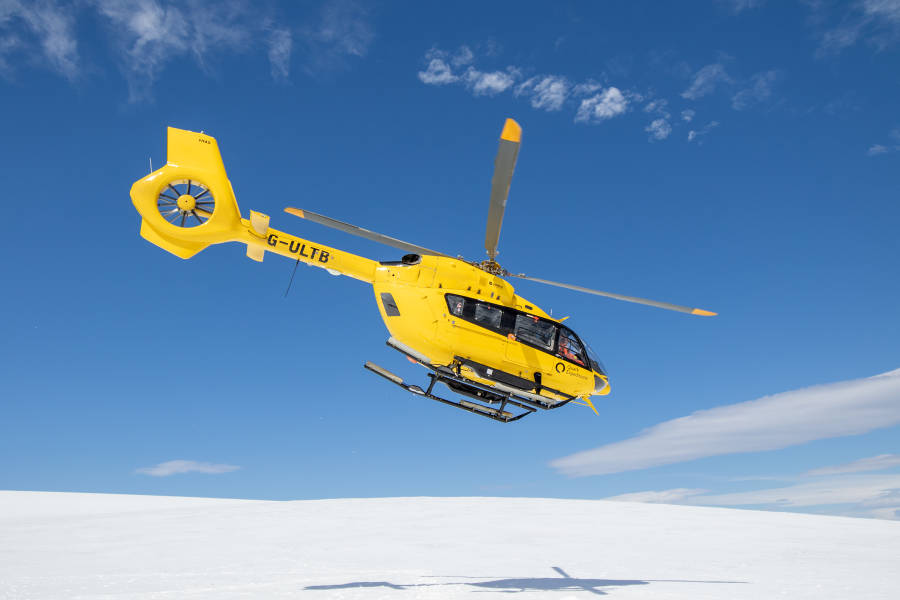 Helicopter Snow Hill