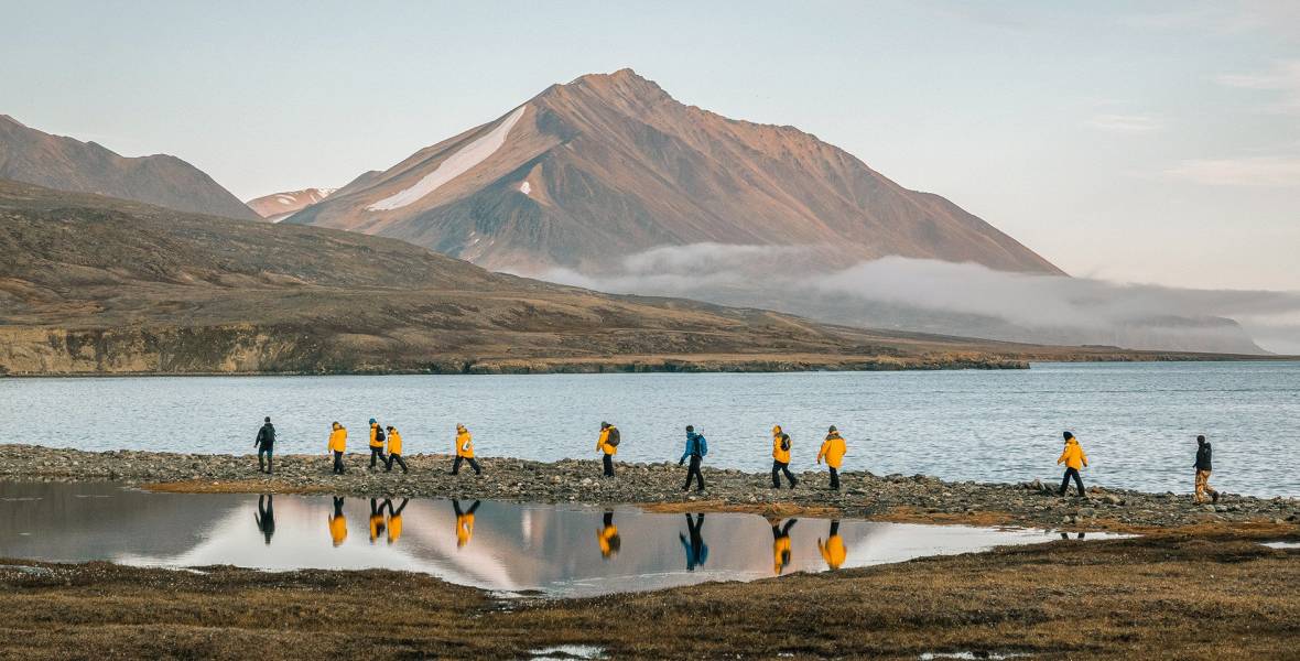 Guests explore Dundas Harbour