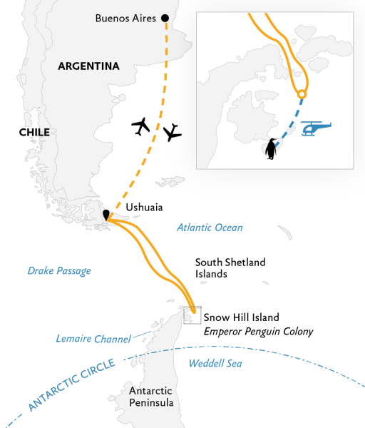 帝企鹅探秘：雪丘岛之旅