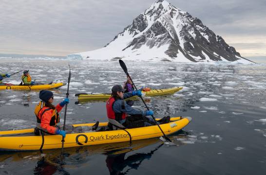 Paddling Excursion in Marguerite Bay, Antarctica