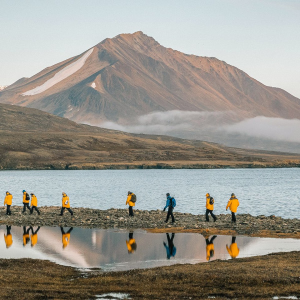 Guests explore Dundas Harbour