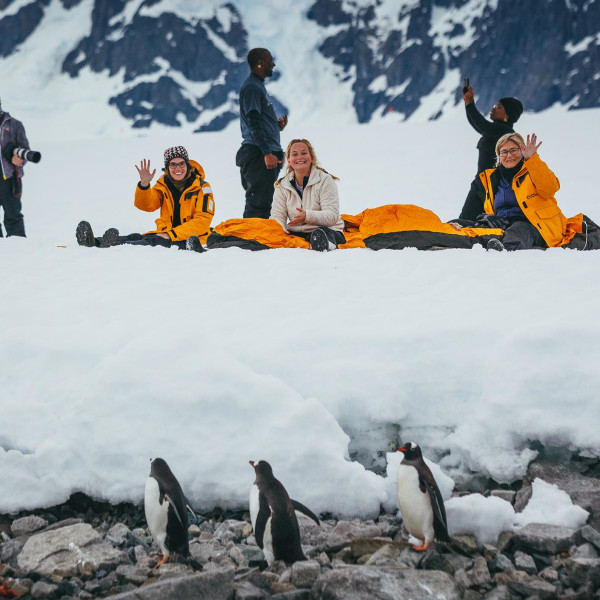 Camping in the Antarctic Peninsula