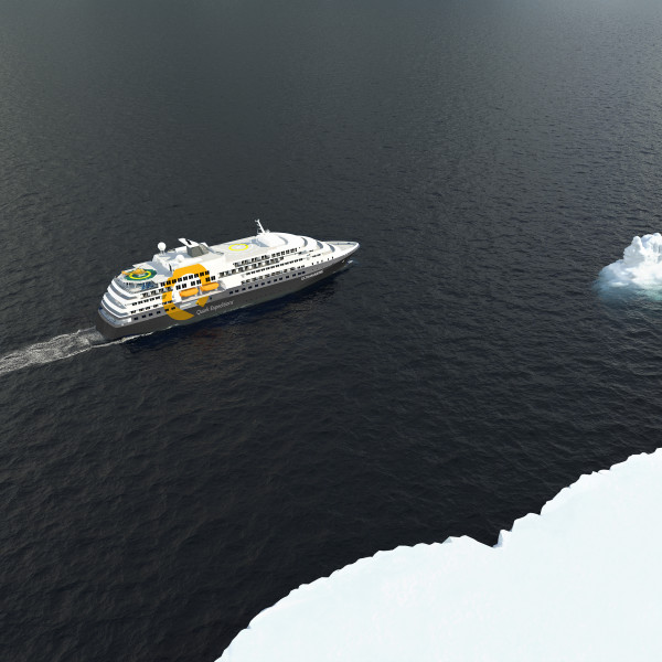 Ultramarine in Arctic Landscape