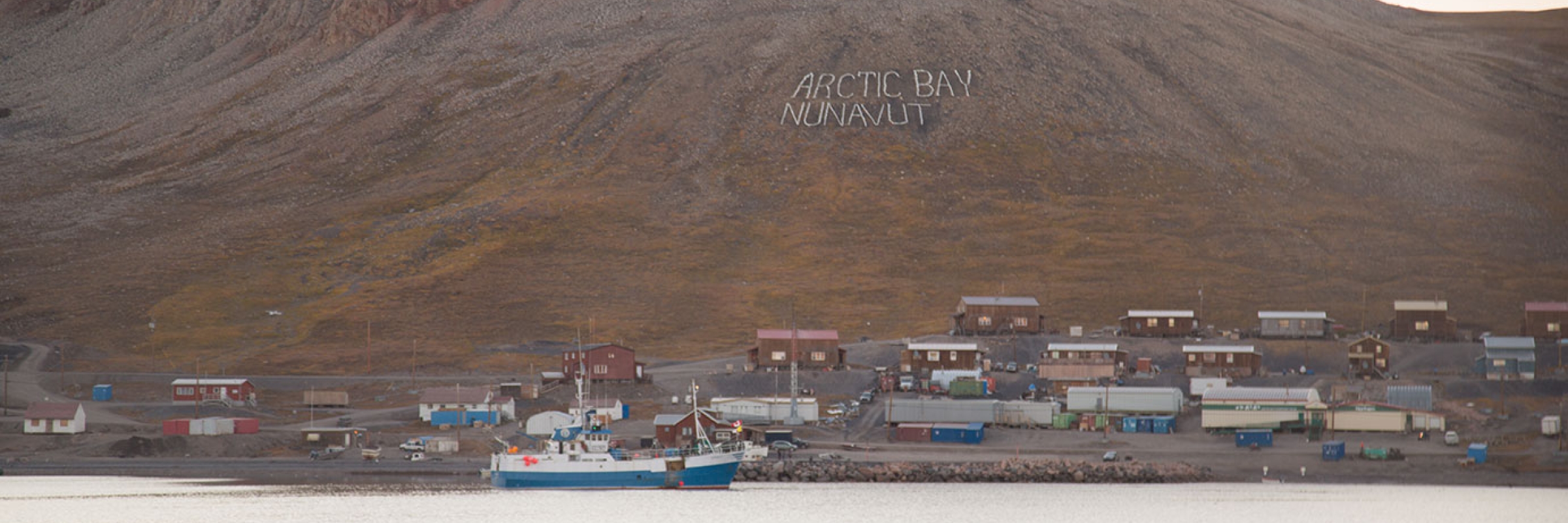 Zodiac cruising at Arctic Bay, Nunavut in the Canadian High Arctic - Photo by Acacia Johnson