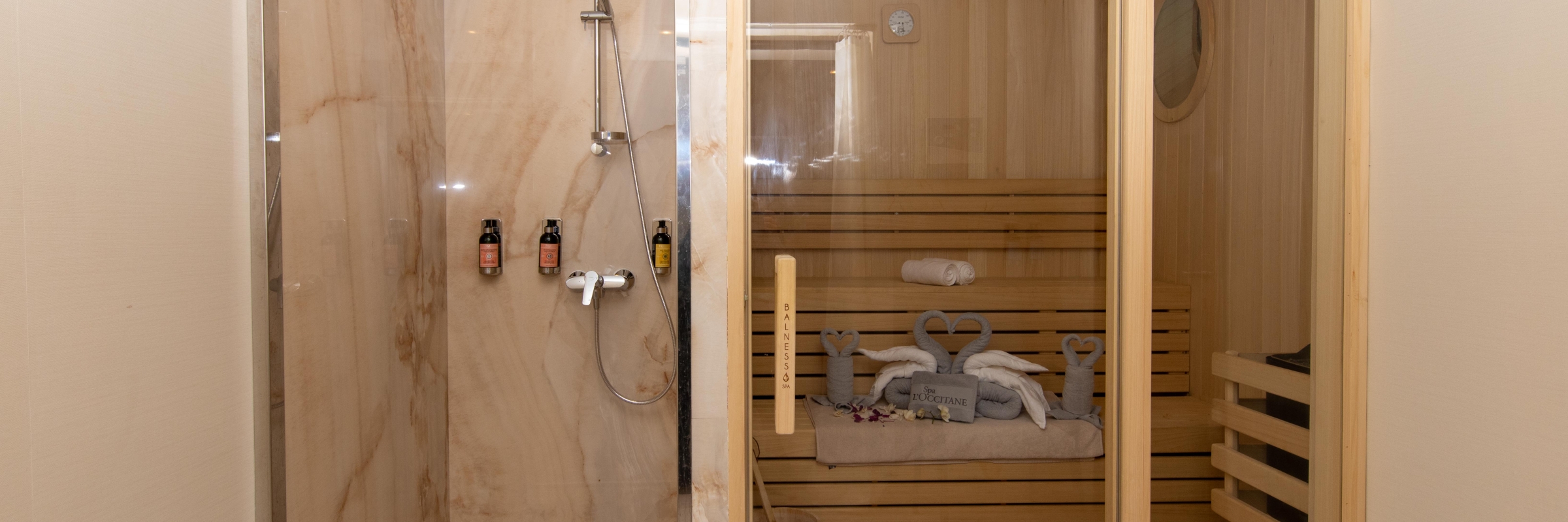 Sauna aboard World Explorer