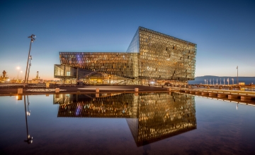 Harpa Concert Hall and Conference Centre in Reykjavík, Iceland