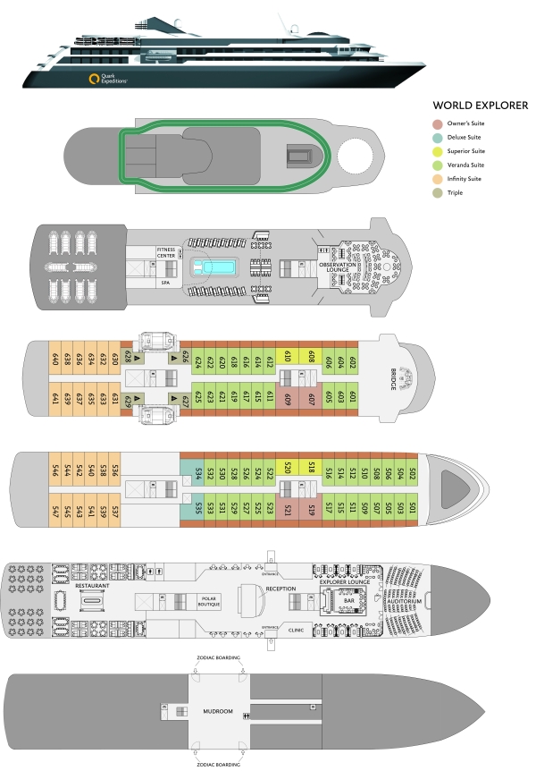 Deck plan for World Explorer